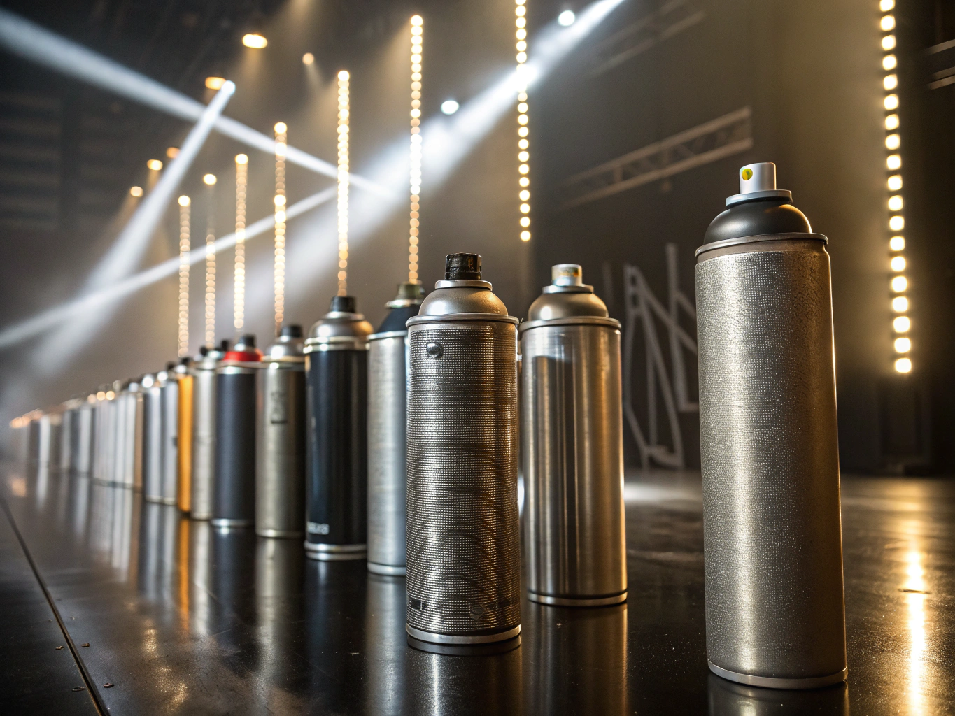 High-pressure polyurethane foam cans and technical spray canisters